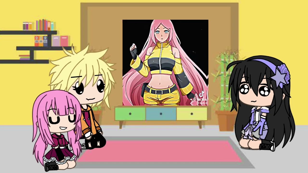 Shinachiku, hanami et hoshi react au clan uchimaki 