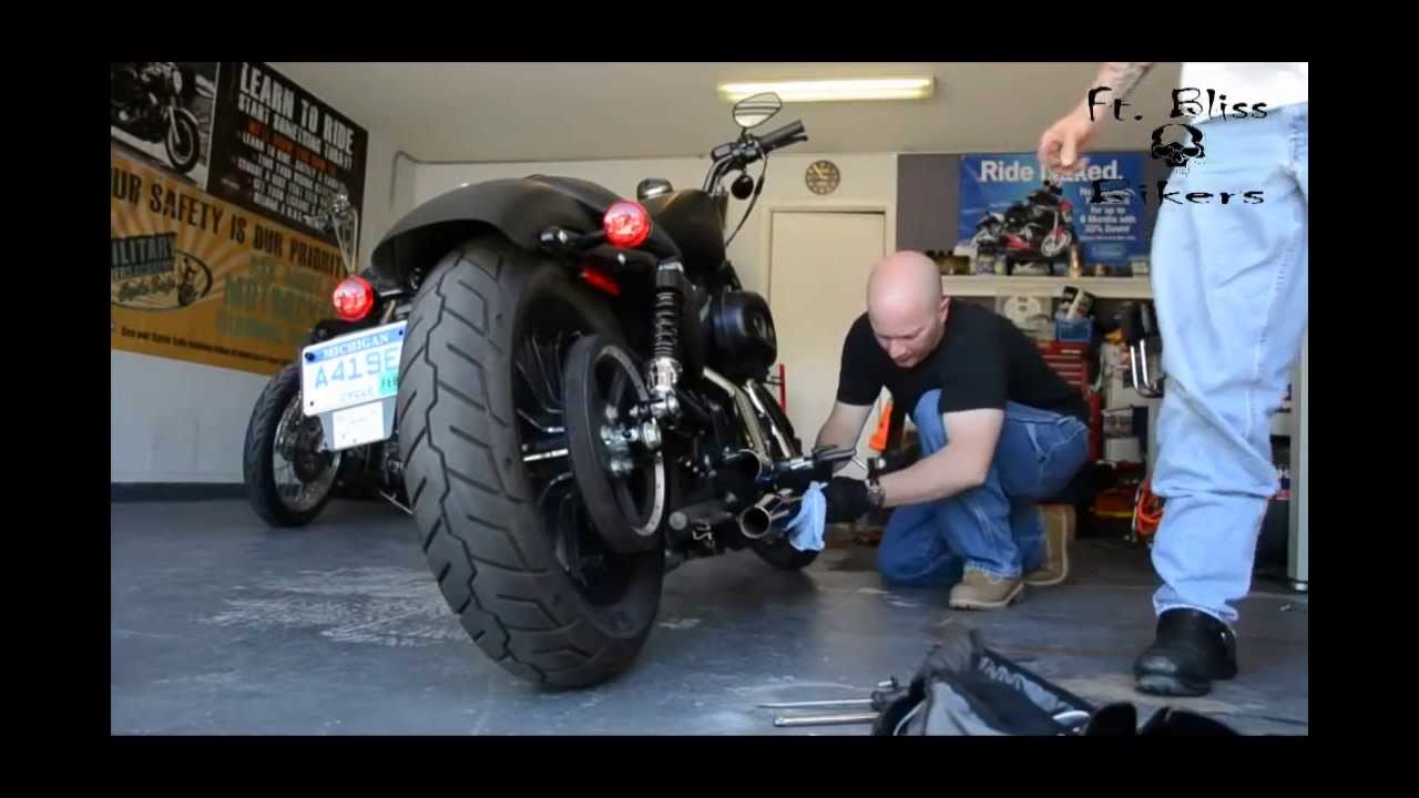 removing baffles from a sportster