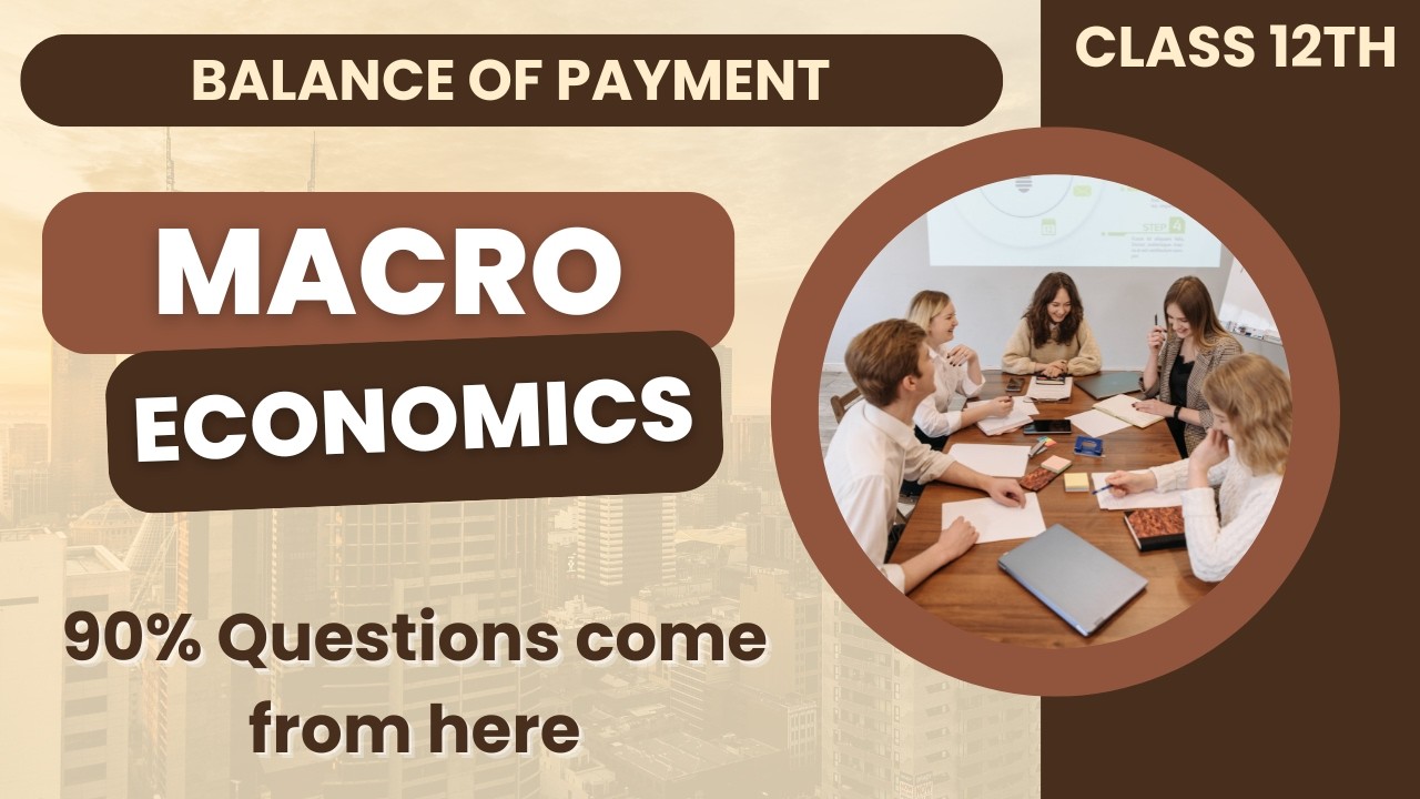 (PYQ Chapter 12) Balance Of Payment | Macroeconomics | Previous year question for 2026📈 | Class 12 |