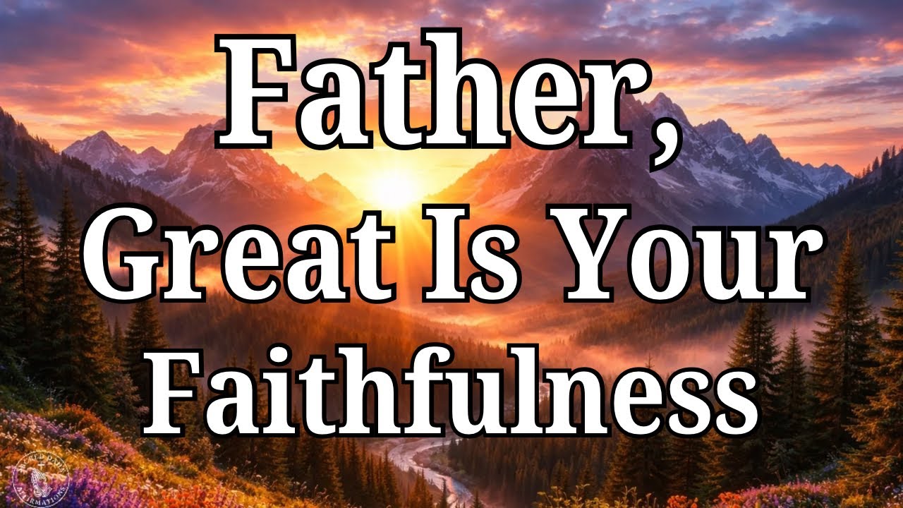 Father, Great Is Your Faithfulness 🙏 | Powerful Morning Prayer of Trust & Gratitude
