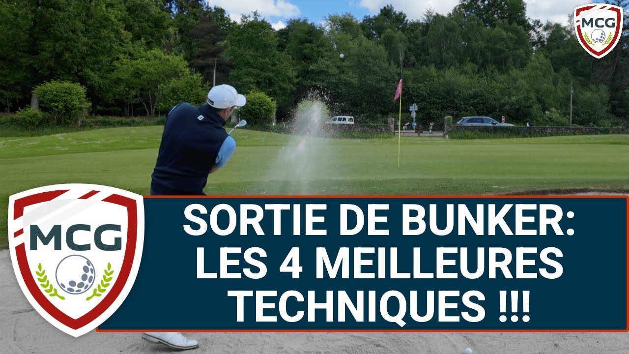 Sortie de bunker golf: Les 4 meilleures techniques (en fonction du lie) 🤩