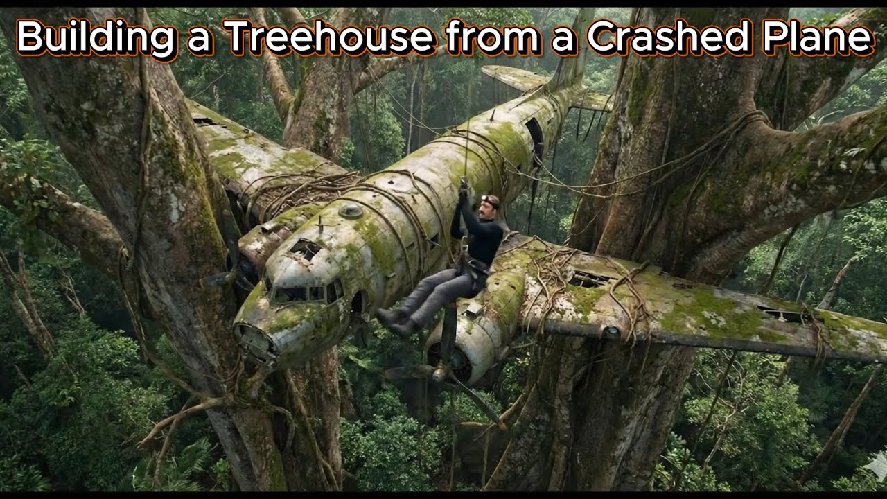 Building a Treehouse from a Crashed Plane