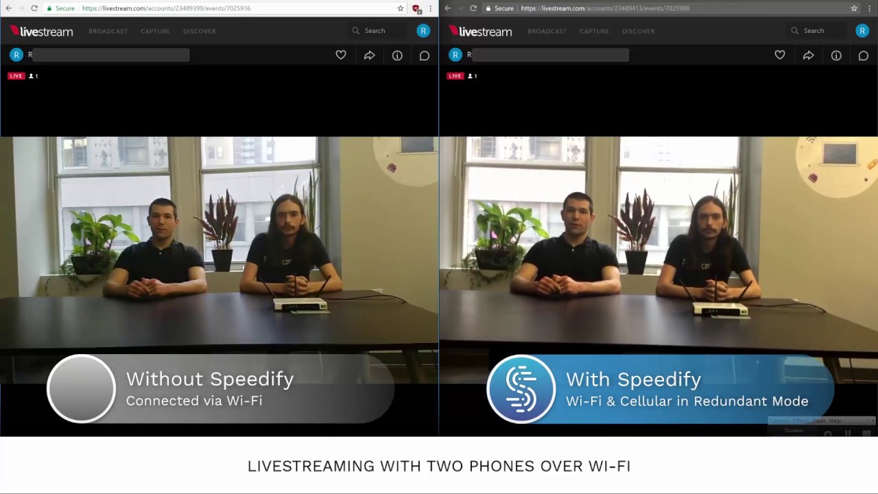 Livestream like a Pro with Speedify VPN's Redundant Mode
