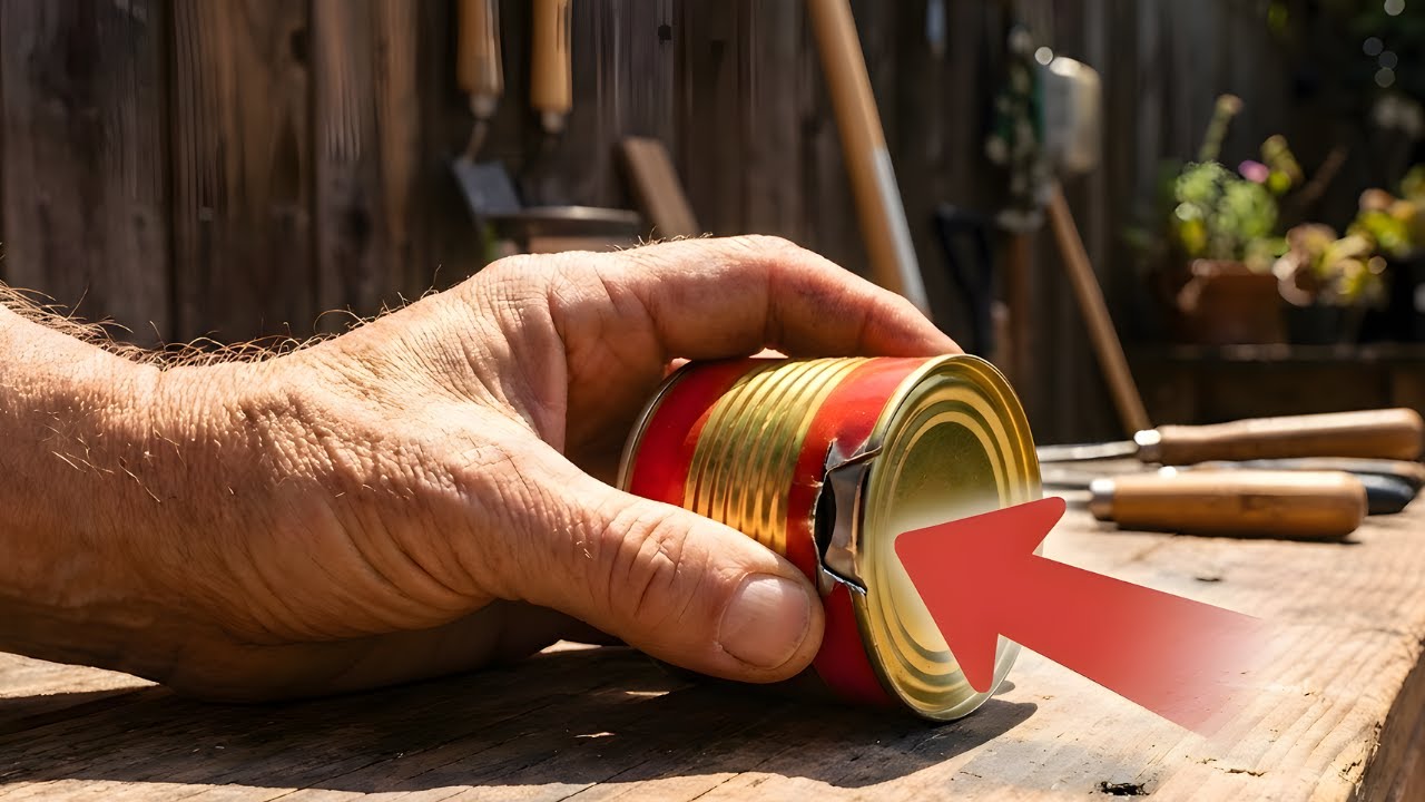 Не выбрасывайте старые консервные банки! Сделайте ОСТРЫЙ КАК БРИТВА нож за 1 минуту.