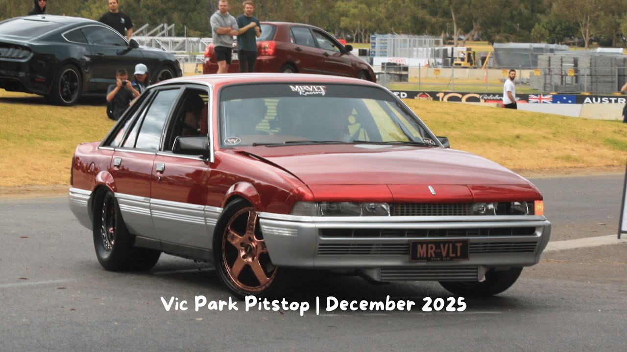 Vic Park Pitstop December 2025 | Big Turbo VL Commodores, Tuff Streeters, and JDMs