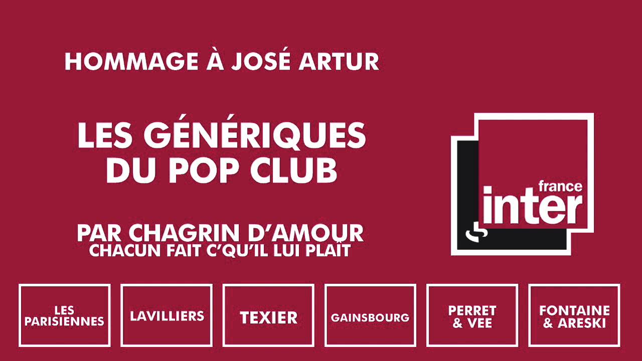 Les génériques du Pop Club de José Artur