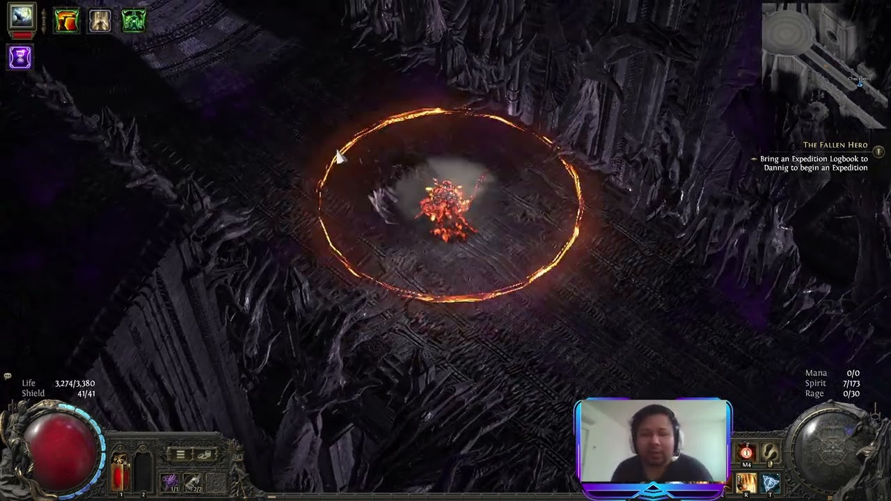 POE 2 0.2.0h Blueflame Ballista vs tier 4 Xesht