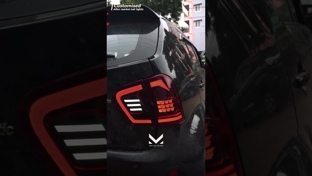 Maruti Ignis Customised Aftermarket Taillights | Full Installation in Bangalore | VM Car Lounge