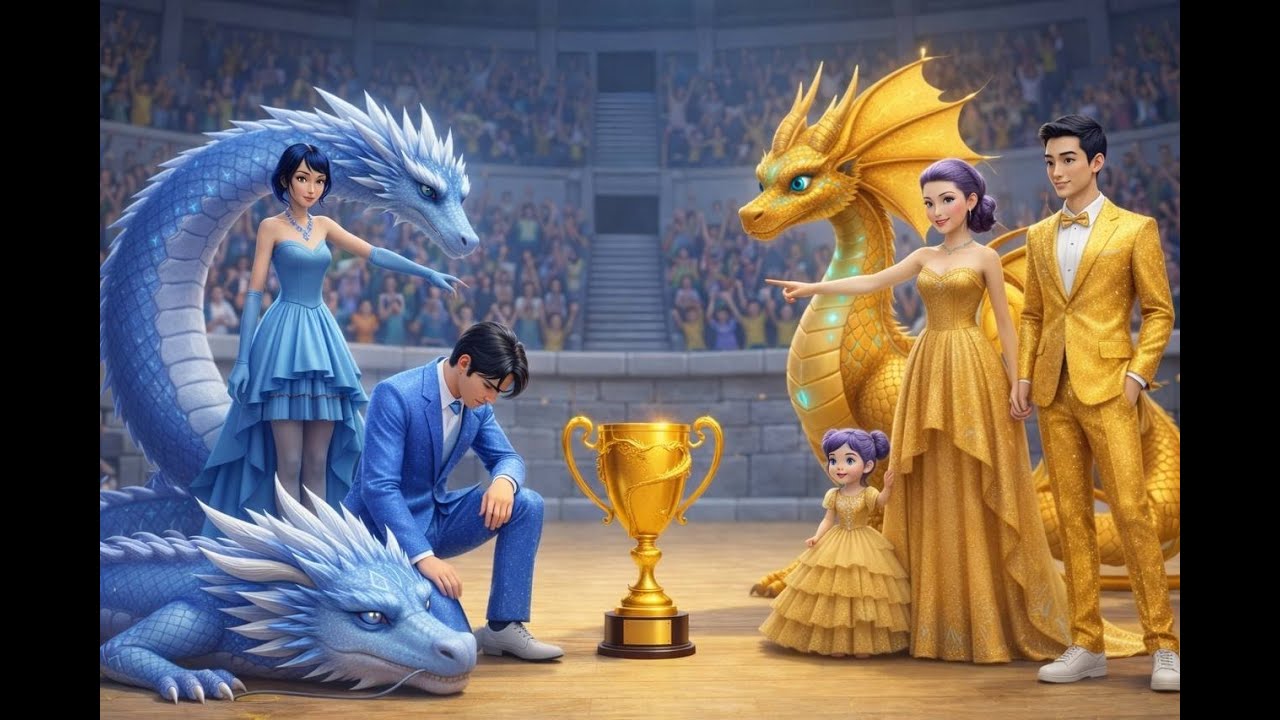 Golden Family VS Diamond Family: RUMI Gets The Magic Dragon Racing Championship - KPOP Demon Hunters
