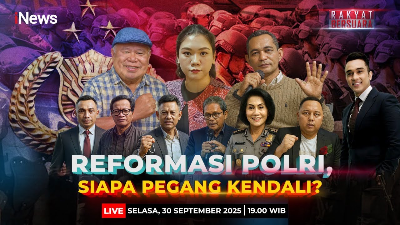 🔴LIVE REFORMASI POLRI, SIAPA PEGANG KENDALI? | RAKYAT BERSUARA 30/9