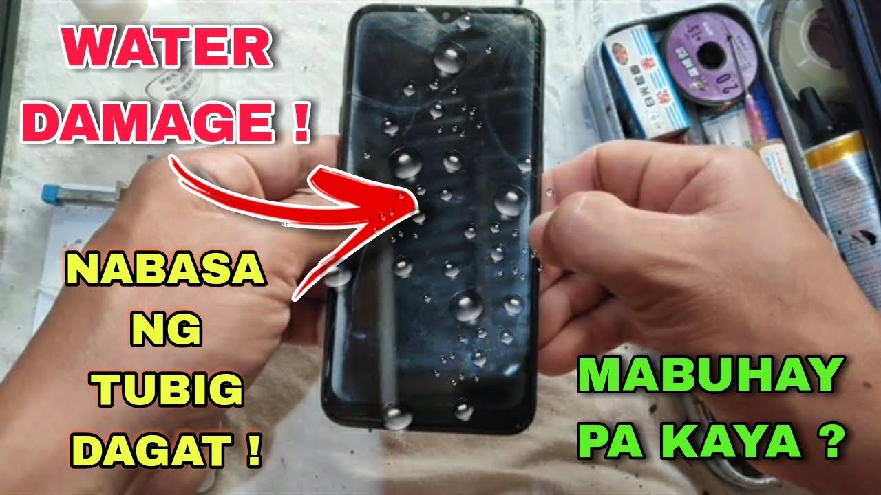 PAANO GAWIN NABASA NG TUBIG DAGAT ANG CELLPHONE | WATER DAMAGE MOBILE REPAIR