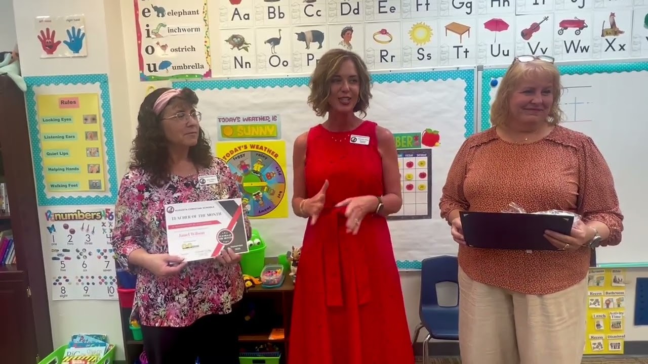 Teacher of the Month Sept 2025