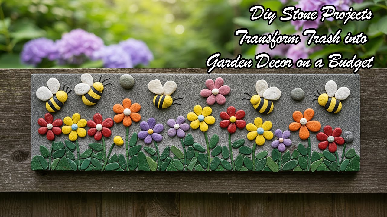 DIY Stone Projects: Transform Trash into Garden Decor on a Budget | Garden Corner DIY