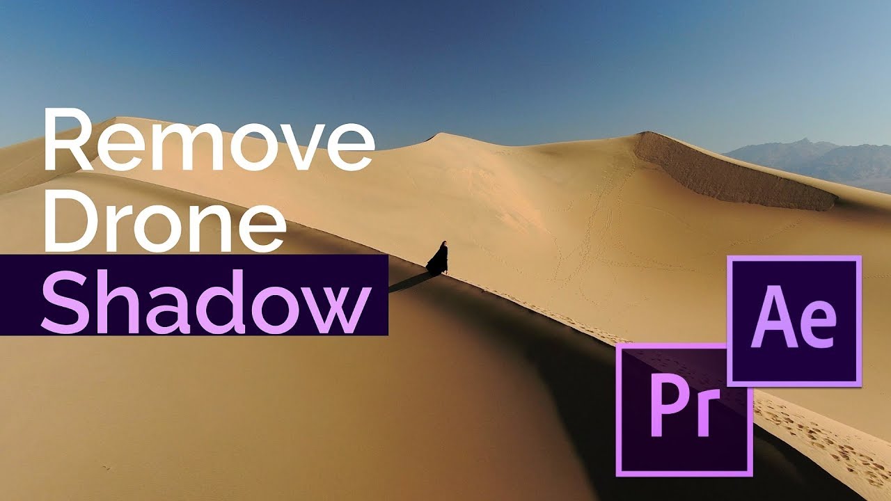 Remove Drone Shadow with After Effects Content Aware Fill