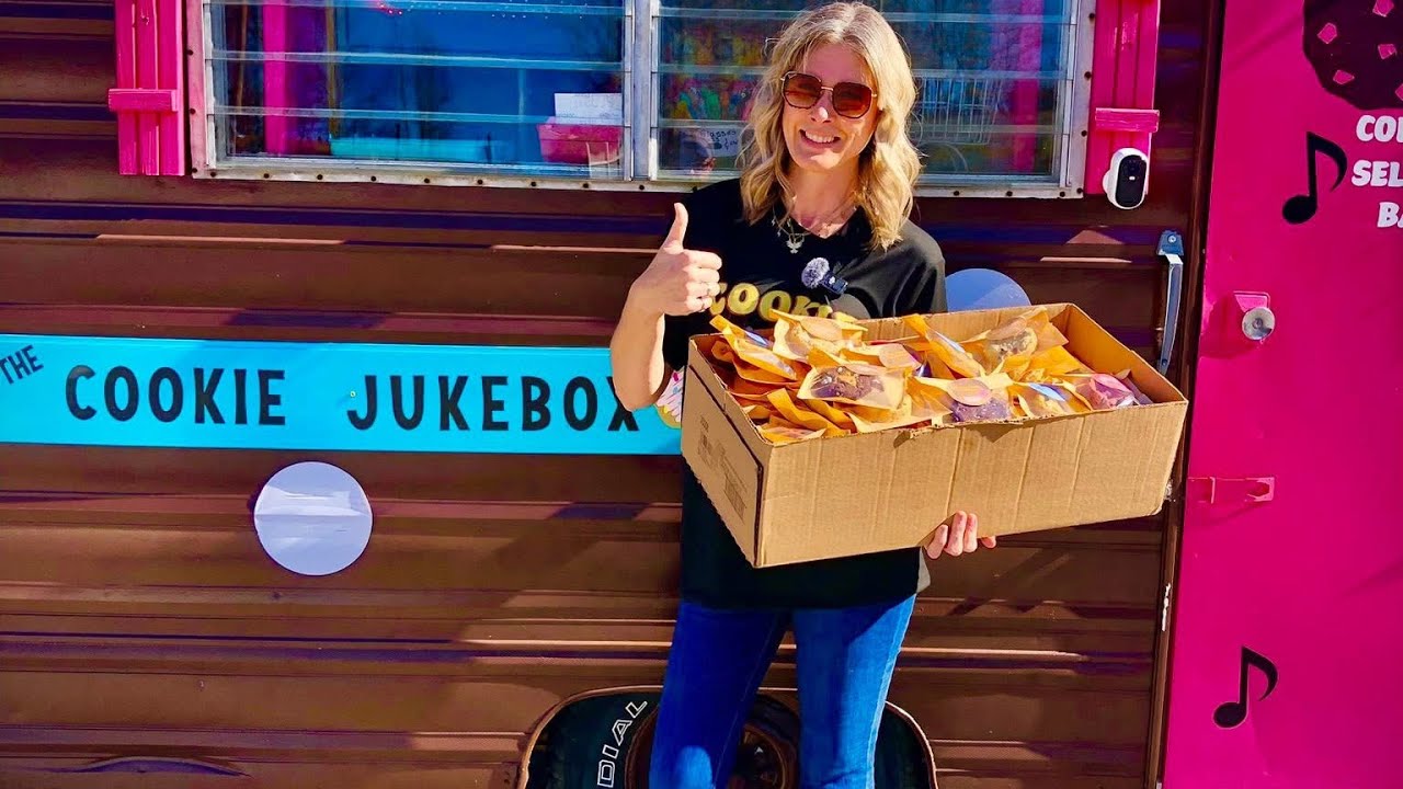 The Coolest Way To Shop For Cookies(Vintage Camper)Self Serve
