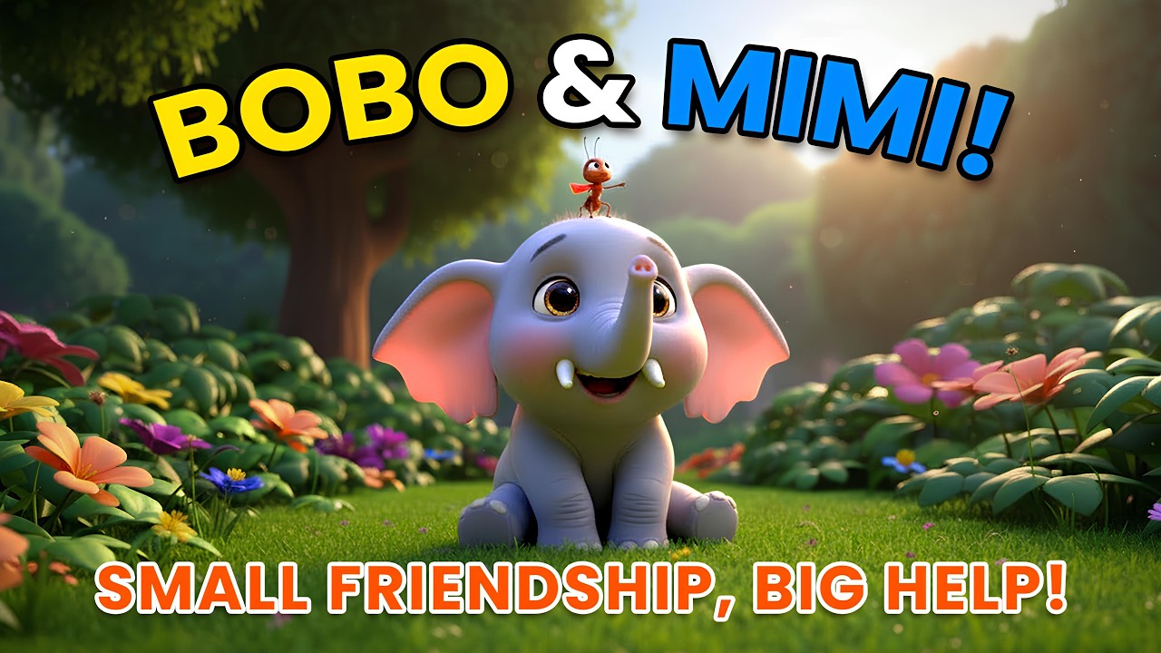 The Forgetful Elephant & The Tiny Ant 🐘🐜 | Everyone Is Important | Kids Story | PlayfulTales