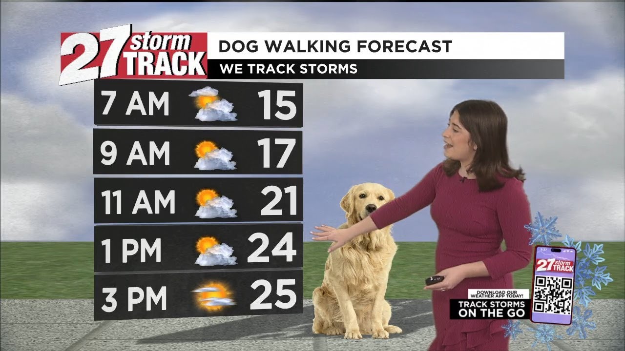 Snow chances back in the forecast tomorrow