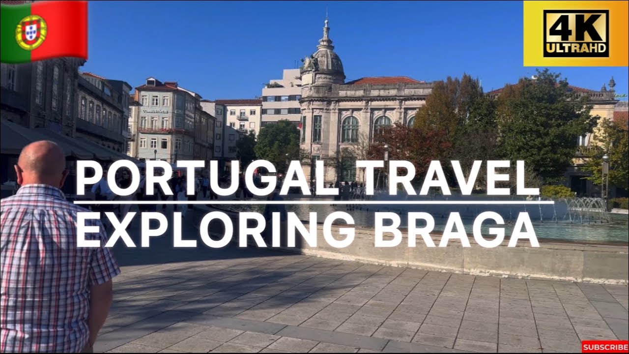 BRAGA PORTUGAL WALKING TOUR 4K EUROPE