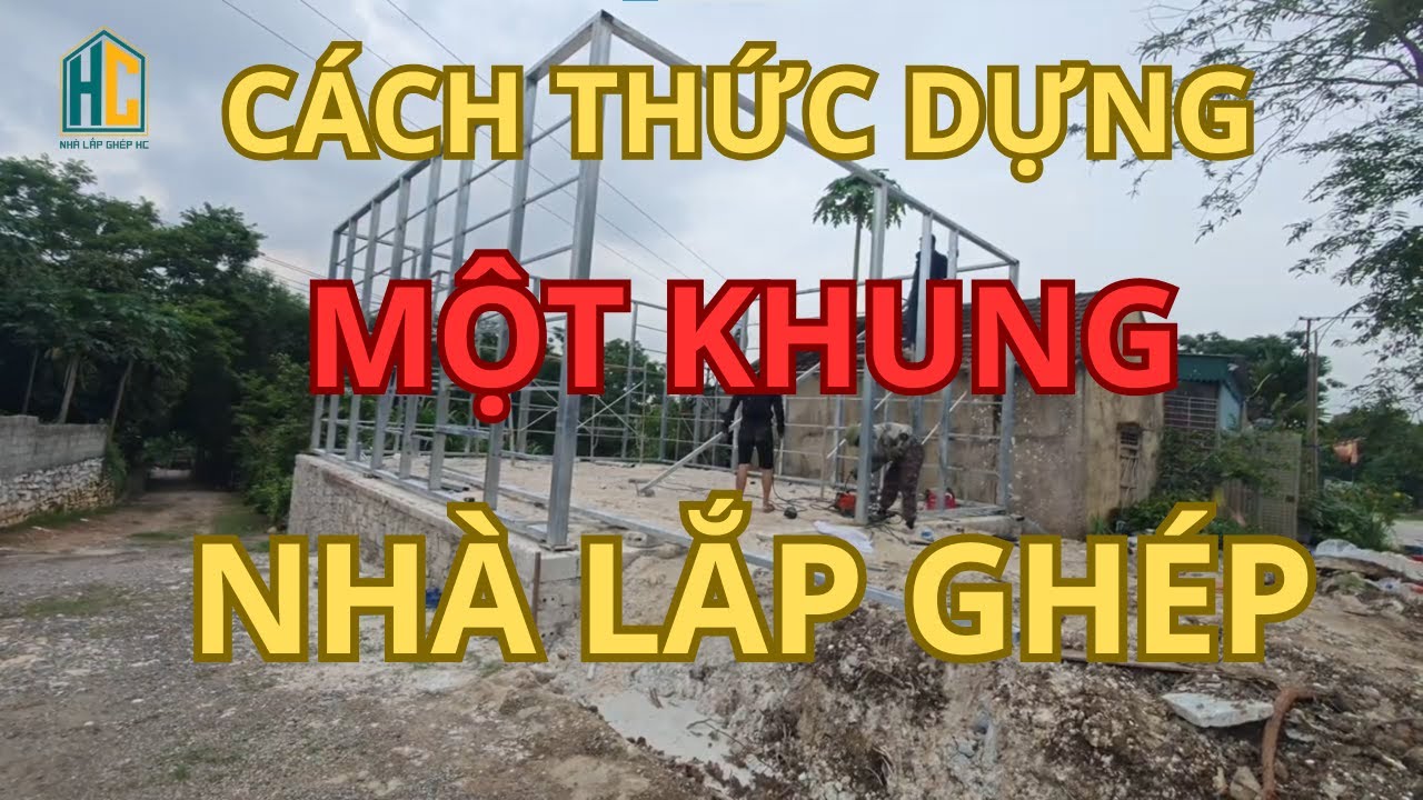 Cách Lên Khung Sương Nhà Lắp Ghép Giá Rẻ