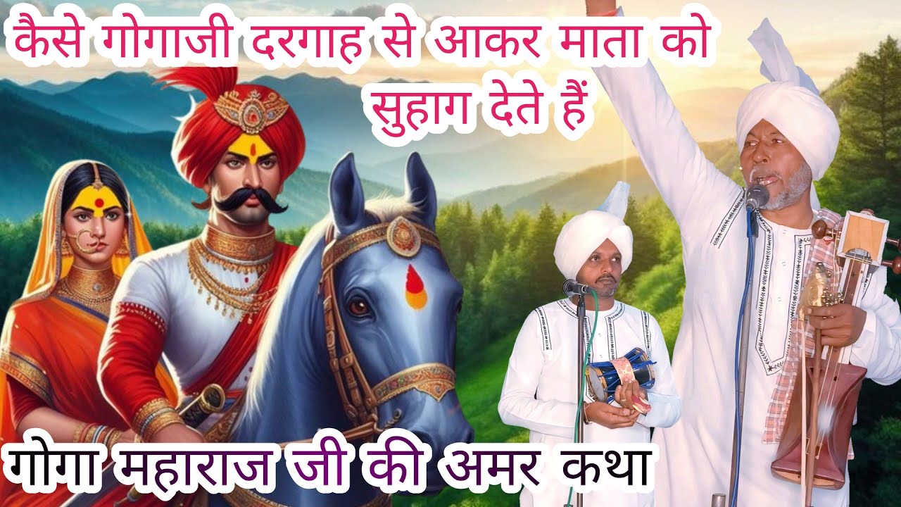 जाहर पीर बाबा की अमर कथा||कैसे जहर पीर गोगाजी दरगाह से आकर माता को सुहाग देते हैं||RODA NATH & PARTY