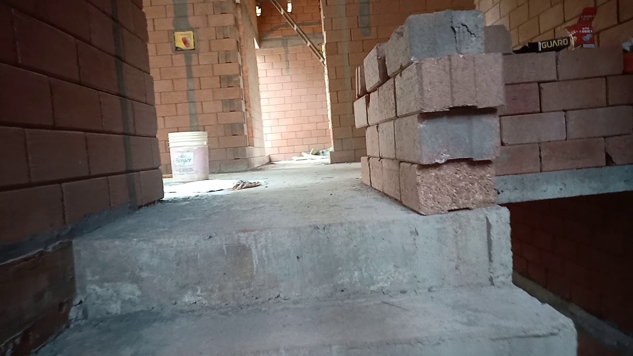 Interlock Bricks House @ Lokanarkavu.... Structure Work  Completed