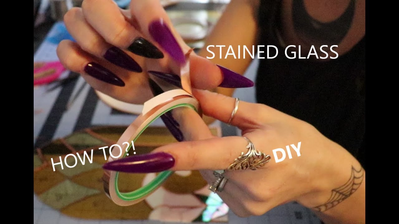 STAINED GLASS FOILING! HOW TO!