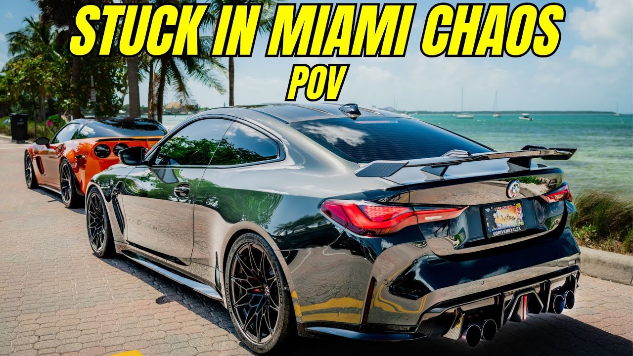 POV: BMW M4 COMPETITION - STUCK IN MIAMI TRAFFIC !