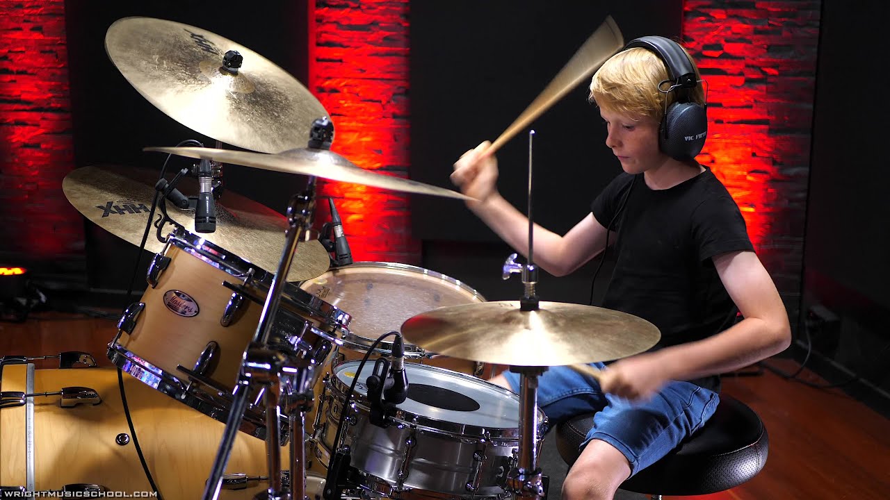 Wright Music School - Kayden Mason - Dani California by Red Hot Chili Peppers - Drum Cover