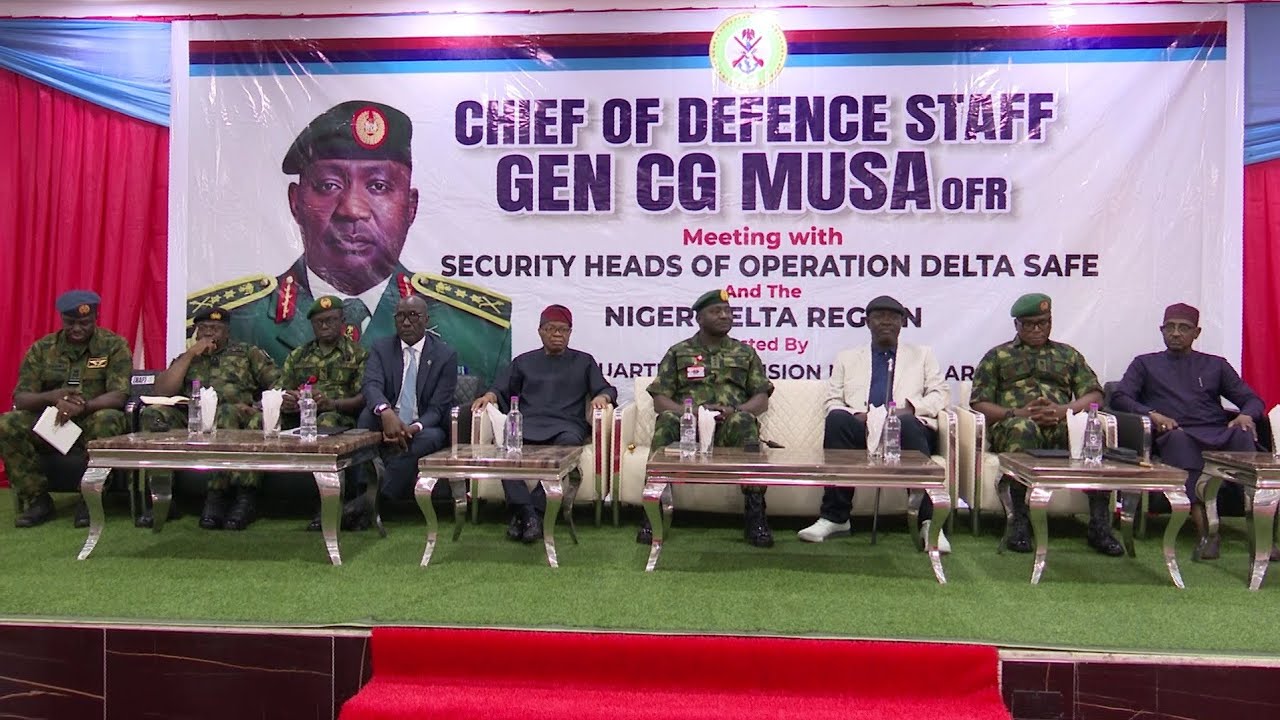 Operation Delta Safe: CDS Musa Vows Zero Tolerance for Oil Theft, Meets with Industry Stakeholders
