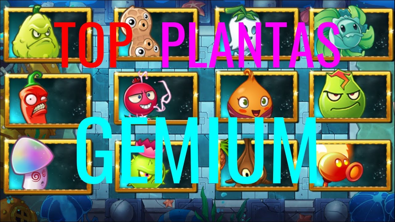 Top 13 plantas gemium Pvz 2
