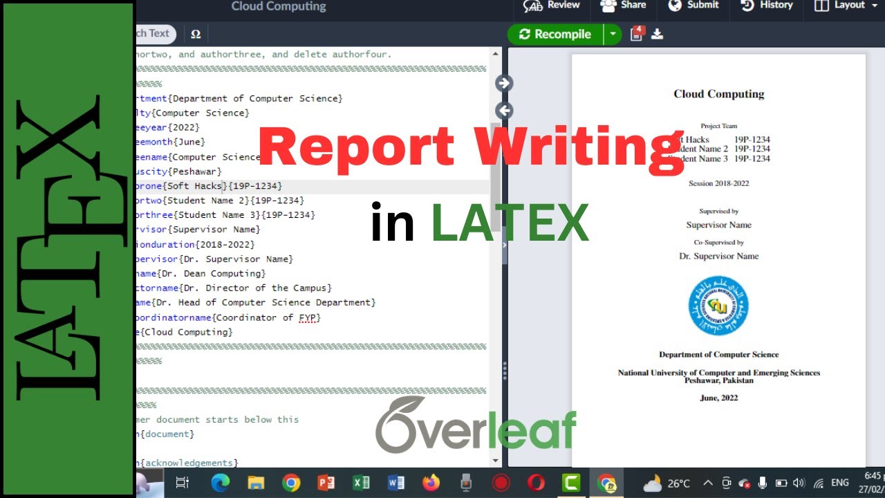 Написание отчётов в LATEX — Шаблоны диссертаций/отчётов в LATEX