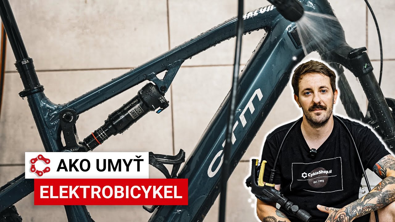 Ako umyť elektrobicykel bez rizika poškodenia | Správny postup