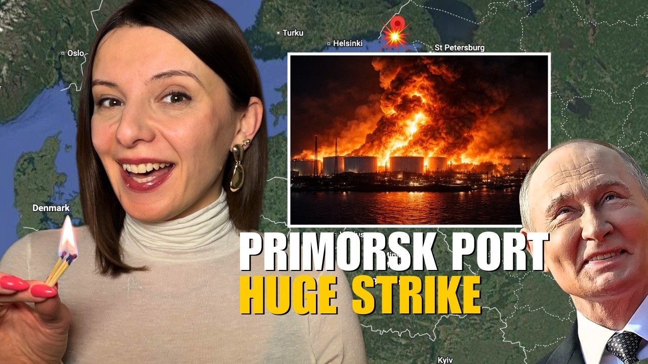 PRIMORSK UST-LUGA HUGE STRIKES: RUSSIA OIL EXPORT BIG PROBLEMS Vlog 1357: War in Ukraine