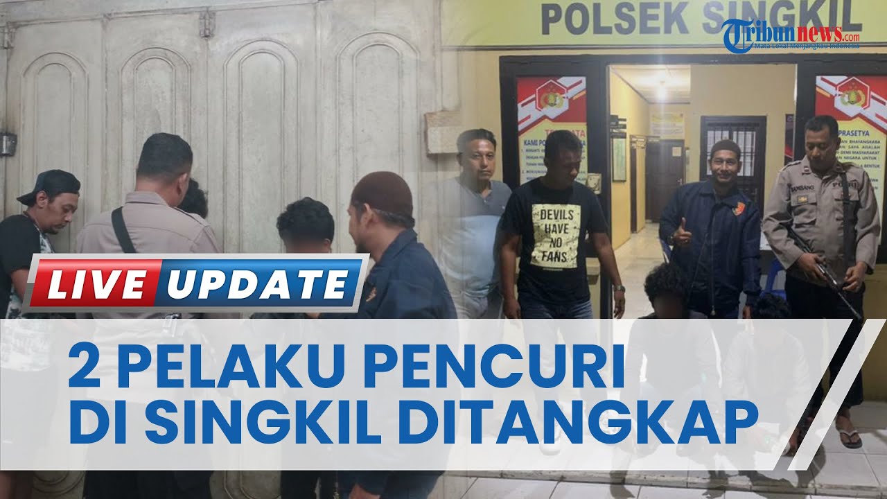 Polsek Singkil Menangkap 2 Pelaku Pencurian di Rumah Warga setelah Dapat Telepon Laporan dari Warga