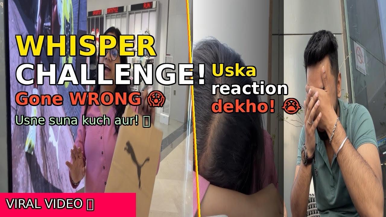 🎤 Whisper Challenge Gone WRONG 😱 | Jab Gift Ki Jagah Kuch Aur Sunaa🫣 Usne…