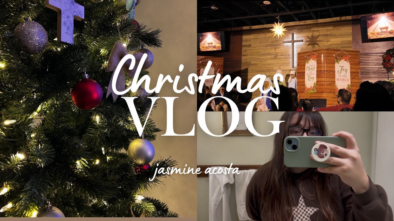 Cozy Christmas Mom Vlog: Family Time, Baby gift haul, Church!