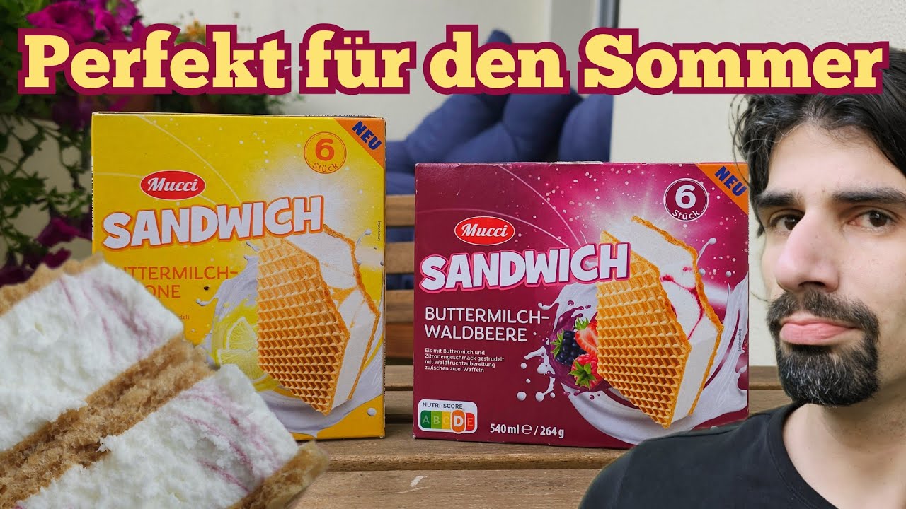 Mucci ALDI Eis Sandwich Buttermilch im Test | Wunschvideo