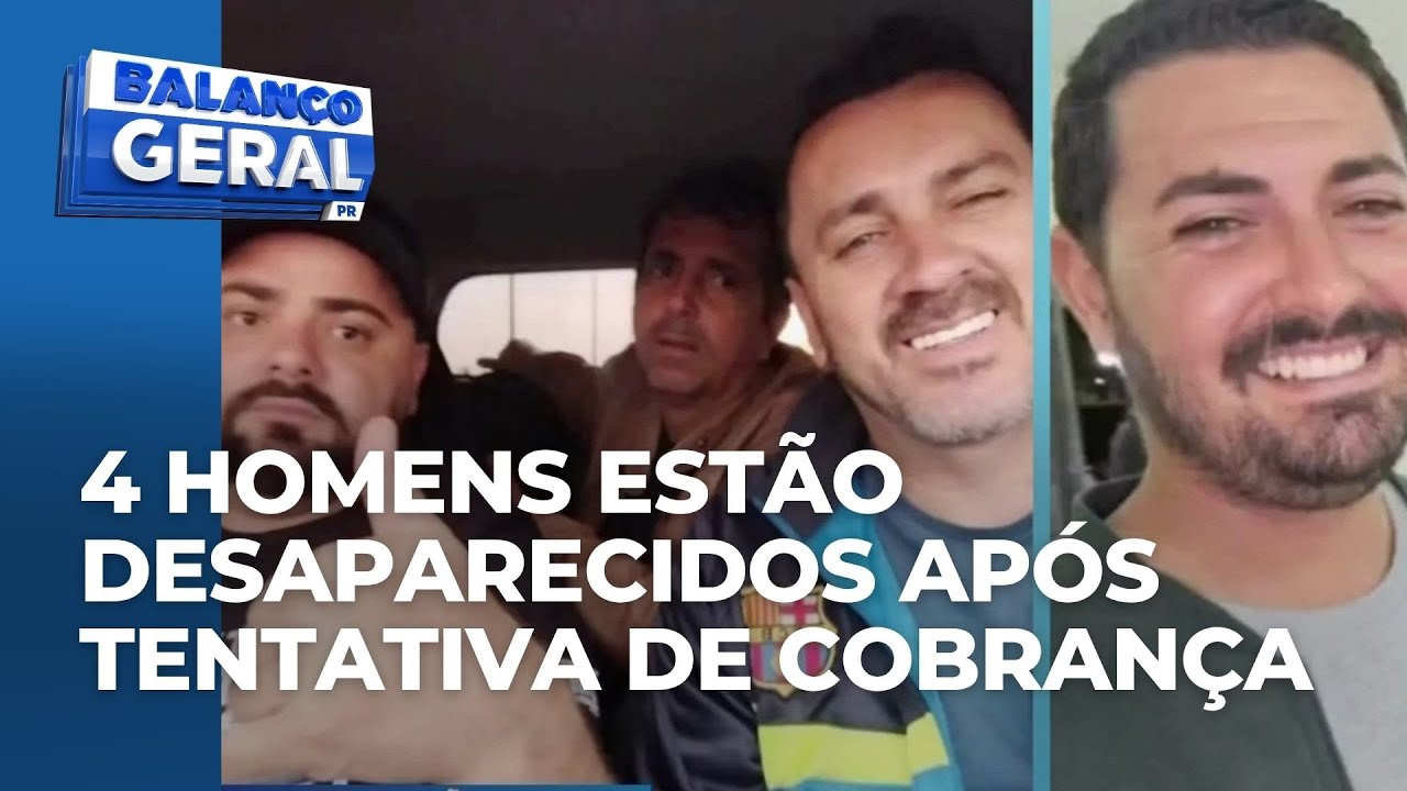 Quatro homens estão desaparecidos após irem cobrar dívida em Icaraíma, no PR