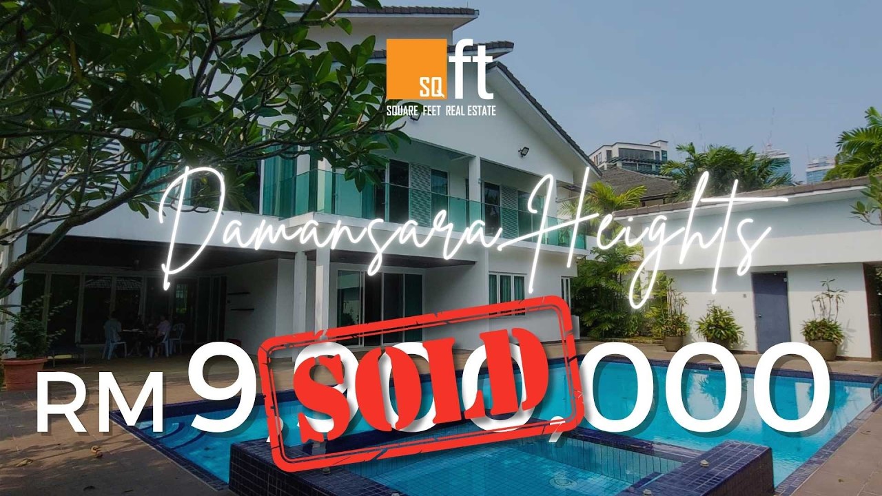 House Tour: RM 9Mil Two-Storey Bungalow @ Damansara Heights with a Lush Garden & Swimming Pool