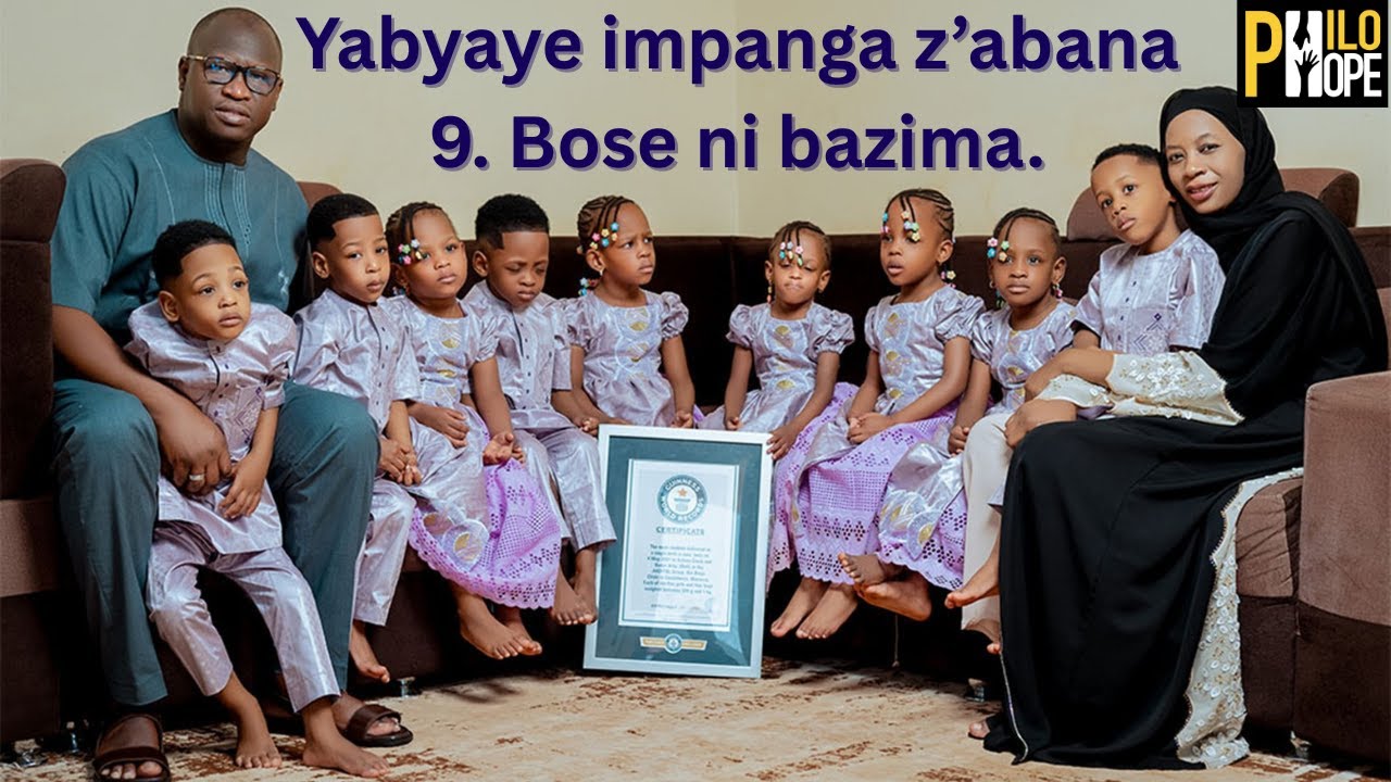 YABYAYE ABANA 9 ICYARIMWE/UBU BIJIHIJE ISABUKURU Y'IMYAKA 4/BAMEZE NEZA/UBUHAMYA BW'UKO BAVUTSE💖