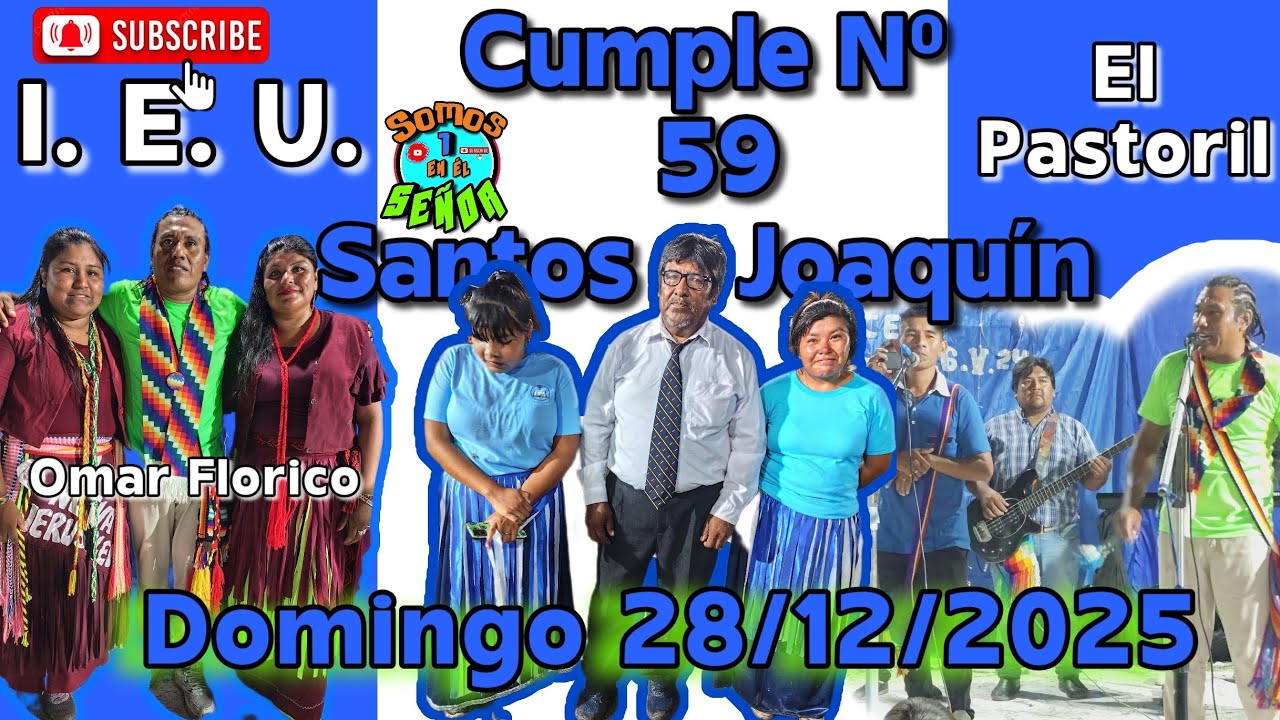 Omar Florico en vivo en el cumpleaños n⁰ 59 de Santos Joaquín 