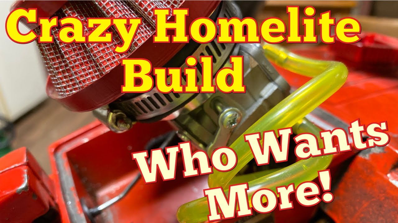 Crazy Homelite Chainsaw Build!  Looking For More Power!  Stack Air Filter Mod!  Huge Carb Swap!