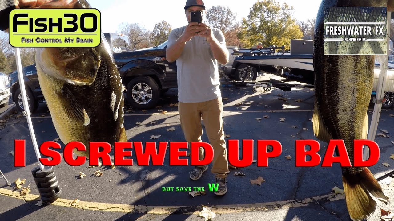 I SCREWED UP BAD in the Freshwater FX Series Bass Tournament at Lake of the Ozarks Vlog