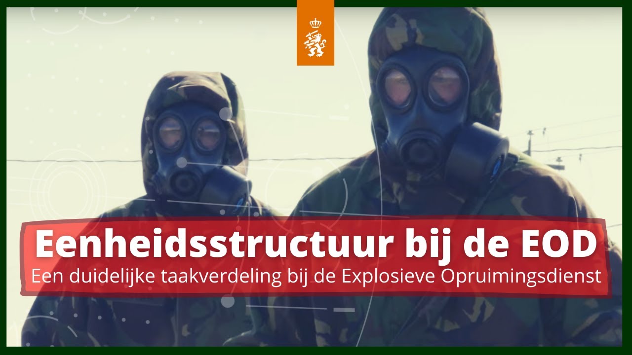 💣 EENHEIDSSTRUCTUUR bij de EOD | EXPLOSIEVE OPRUIMINGSDIENST DEFENSIE