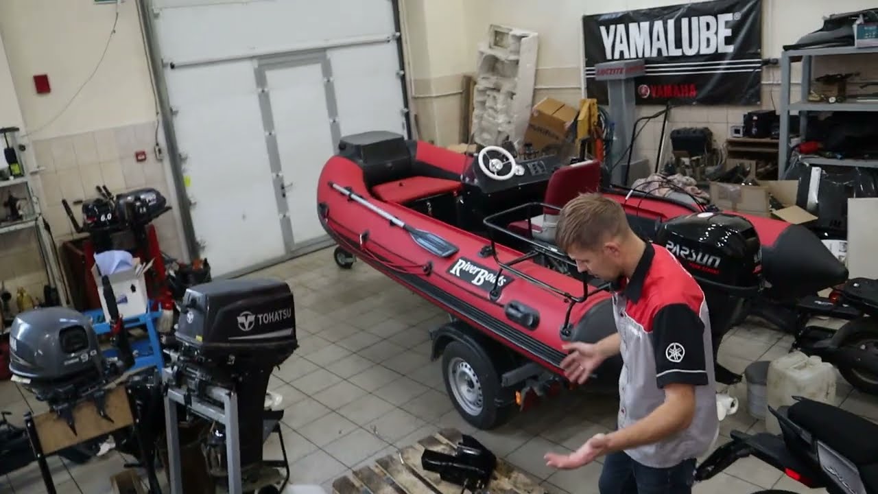 Новый Tohatsu MFS30! редуктор развалился...