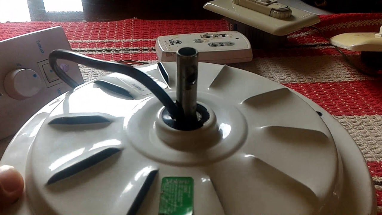 Conserto em ventilador de teto #2 Desmontagem e teste de bobinas