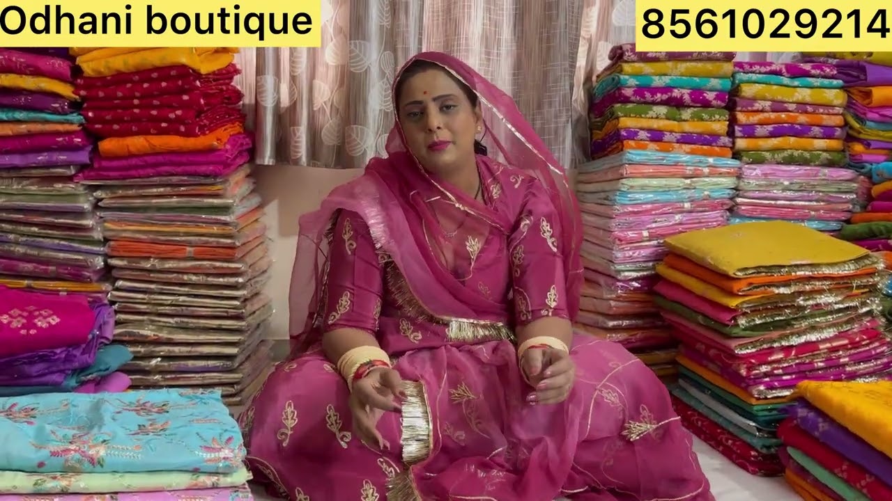 *गणगौर स्पेशल महासेल/ओढ़नी बुटीक सेल/2000 से 3500 तक प्योर पोशाक/Twinkal Baisa /8561029214*