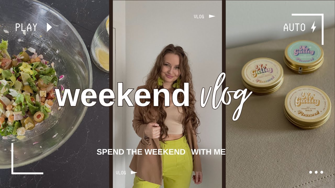 Vlog∙12 targi | brokatowe piegi | przepis na sałatkę | obiad na mieście | podglądanie ludzi