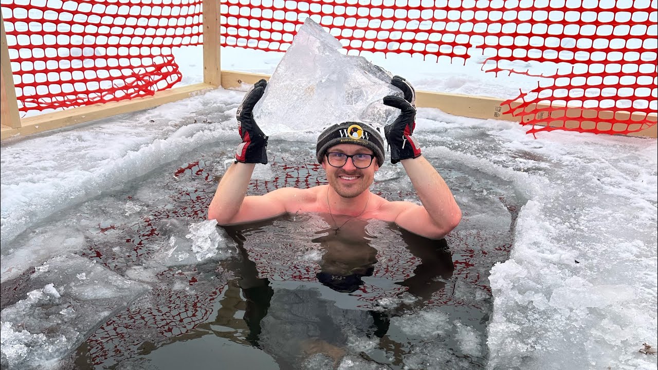 Solo Plunge - 6 minutes in 0 degree windchill #WaddlersOfWayzata