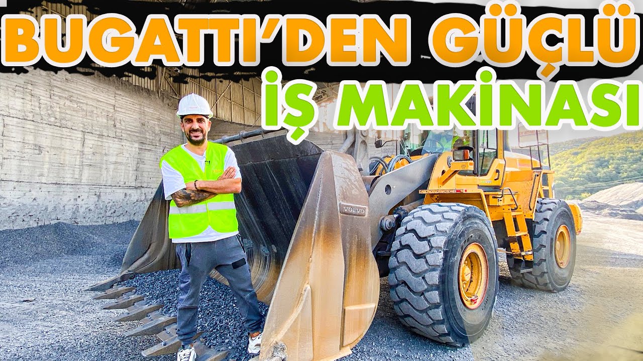 Bugatti Chiron'dan Güçlü 41 Tonluk İş Makinası